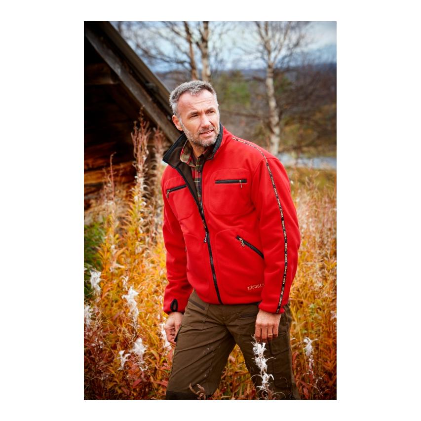 Kamko Fleecejacke wendbar - Brown/Red - Produktbild 4