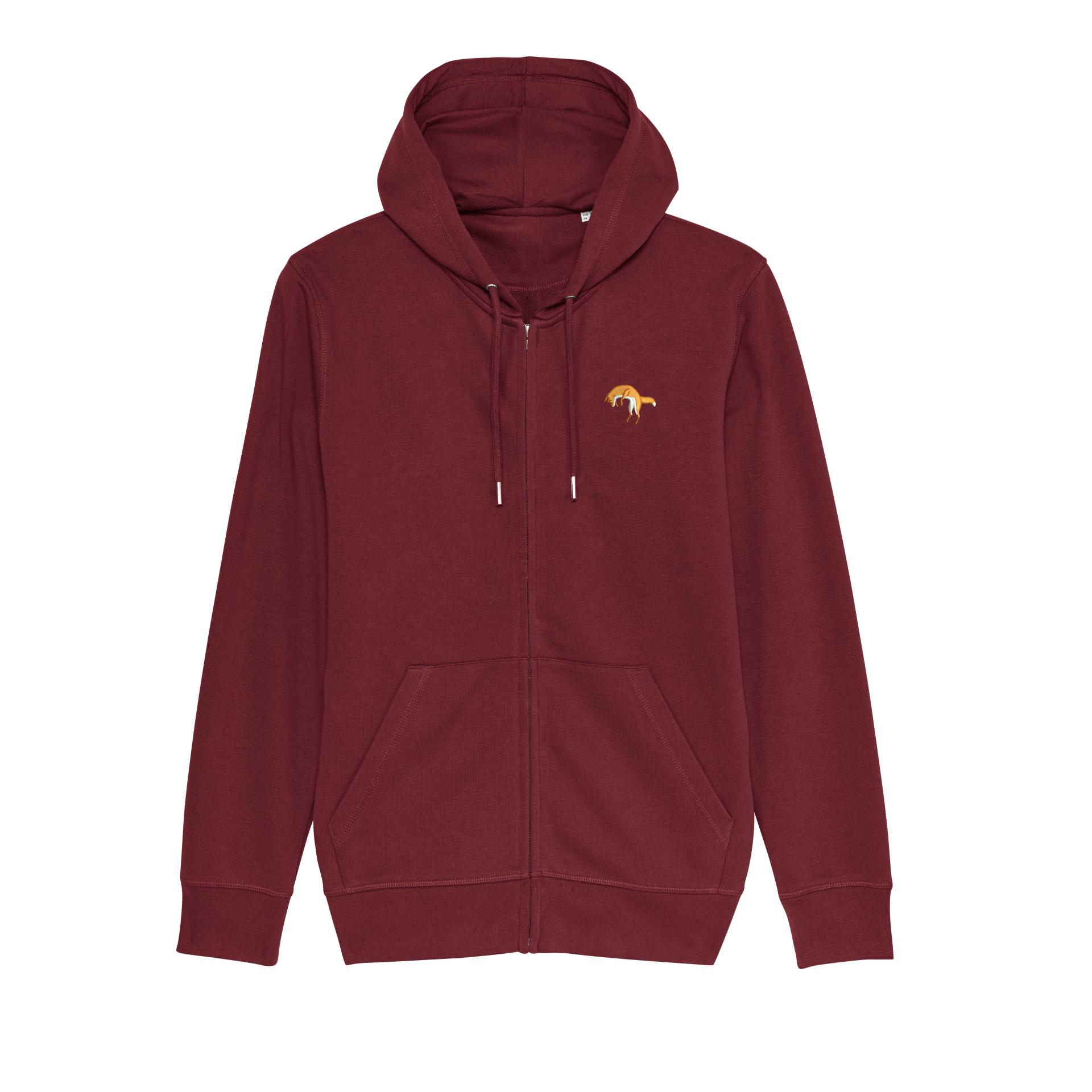 Fuchsjagd Unisex Zip Hoodie - Produktbild 1
