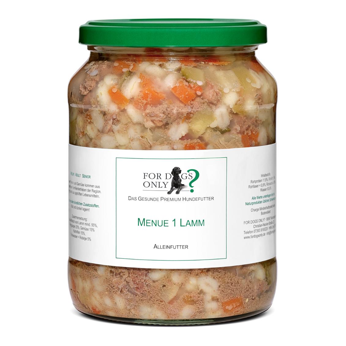 Premium Hundefutter Menue Lamm - Produktbild 2