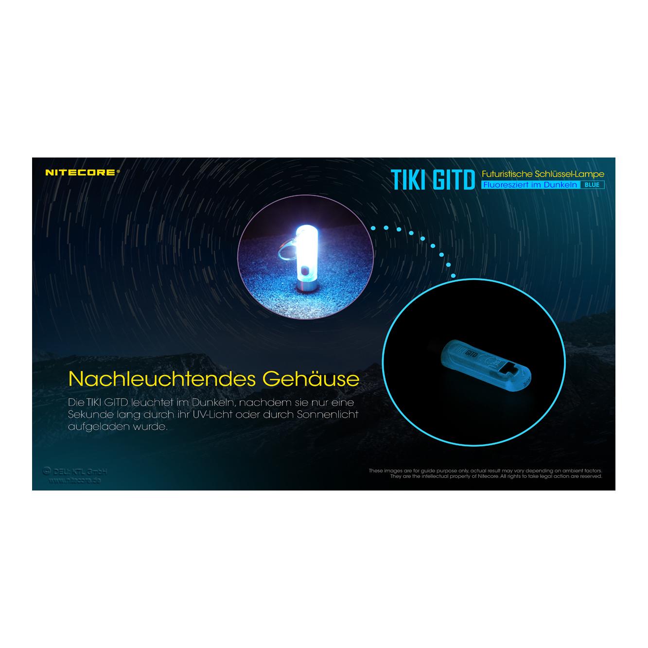TIKI Glow in the Dark blauleuchtend - Produktbild 3