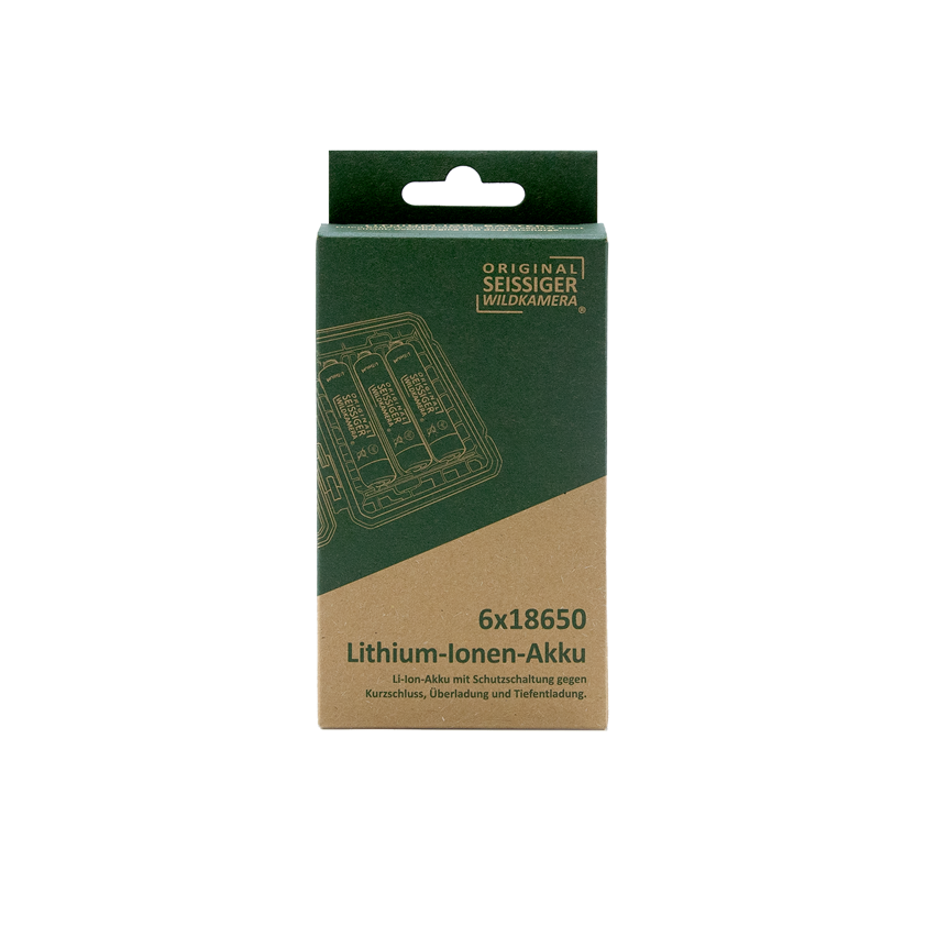 Lithium-Ionen-Akku 18650 6 Stück - Produktbild 1