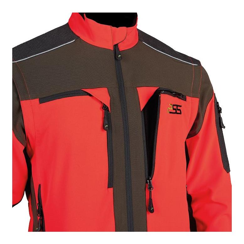X-treme Vario Funktionsjacke grün / neonrot - Produktbild 5