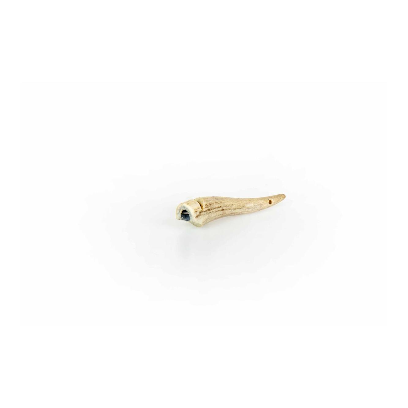 Hundepfeife Hirschhorn Länge ca  8- 11 cm - Produktbild 1