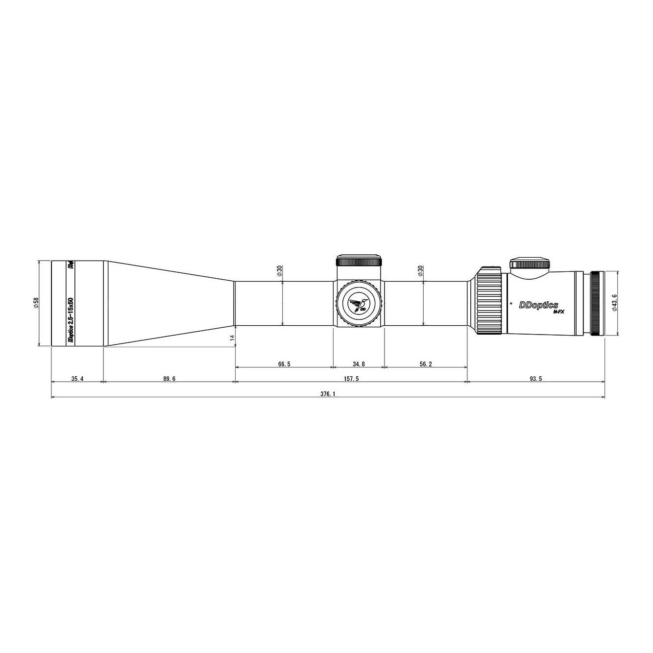 Zielfernrohr Nighteagle-FX 2,5-15x50 A4N MRAD - Produktbild 4
