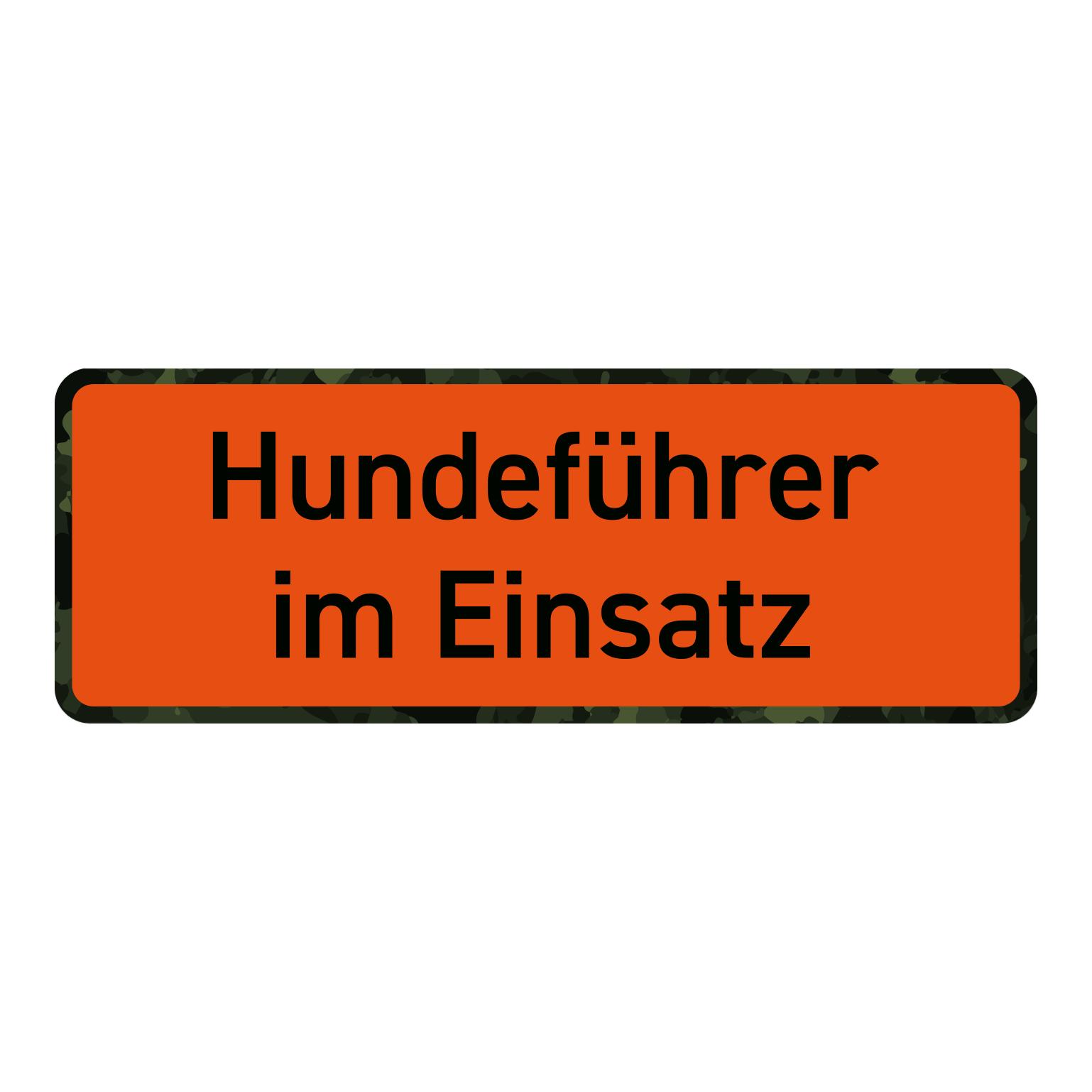 Schild - Hundeführer im Einsatz - Produktbild 1