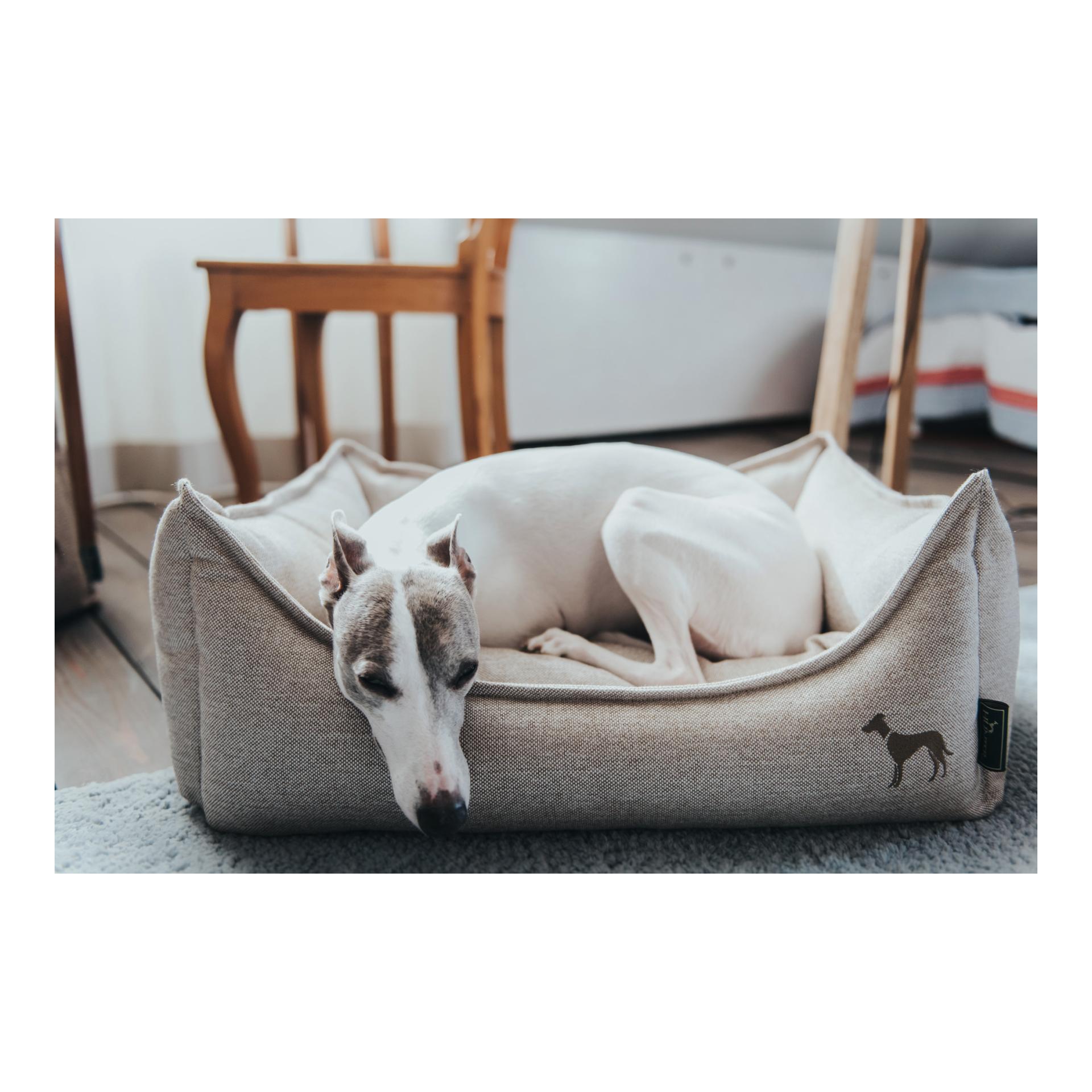 Hundesofa Livingston webstoff - beige - Produktbild 5