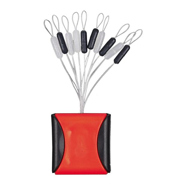 Silikonstopper transparent/schwarz