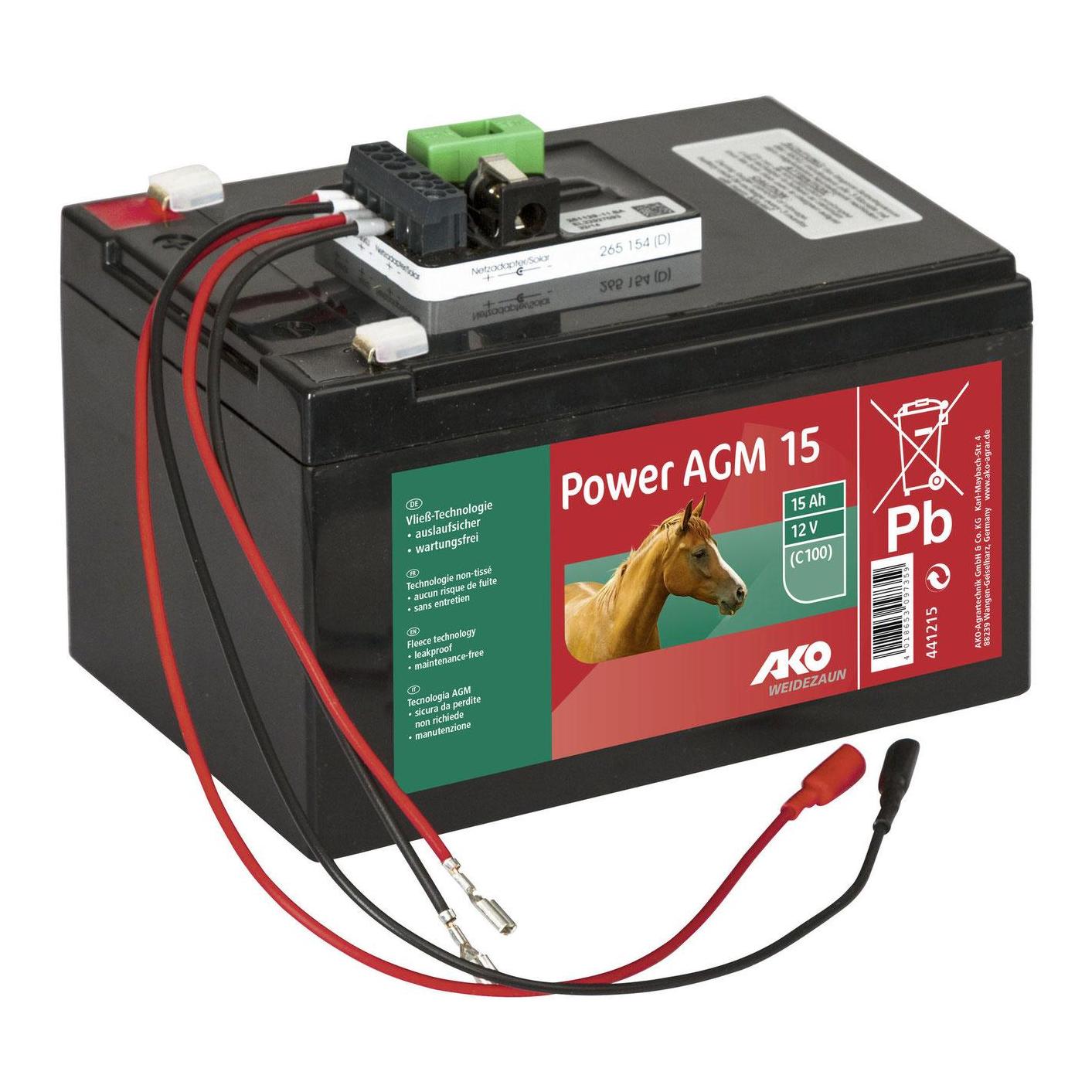 Power AGM 15 Ah Komplettset - Produktbild 1