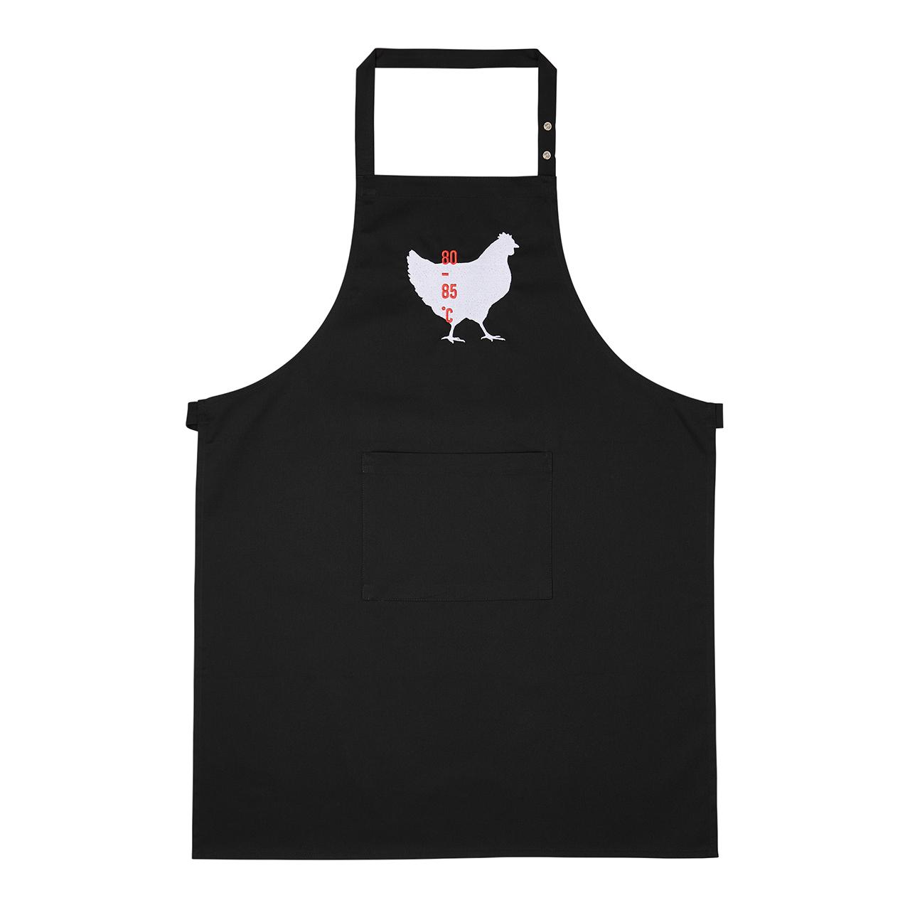 Schürze Kerntemperatur Güggeli - schwarz - Produktbild 1