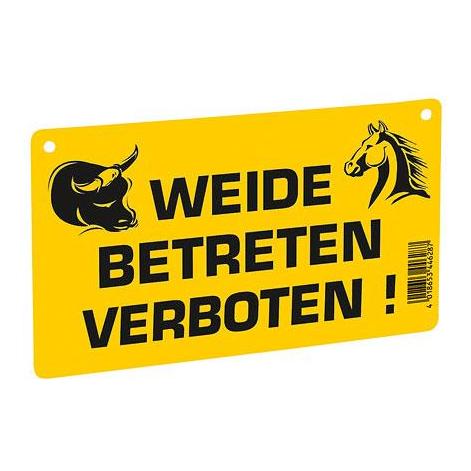 Warnschild – Weide betreten verboten! - Produktbild 1