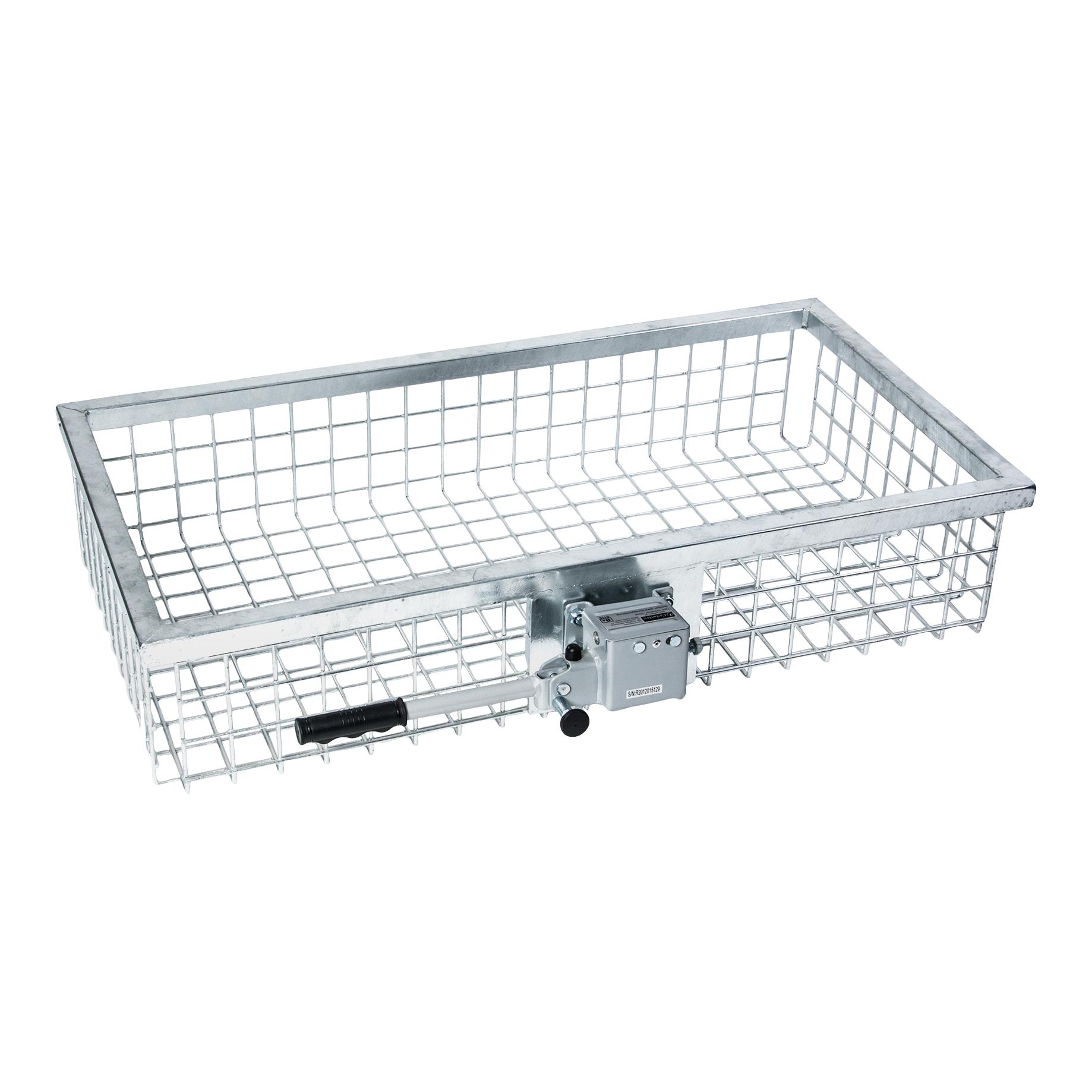 Heckträger Deep mit Schnellverschluss und Diebstahlschloss - 210mm tief verzinkt - Produktbild 1