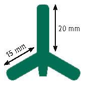 T-Pfosten metall - lackiert - Produktbild 5