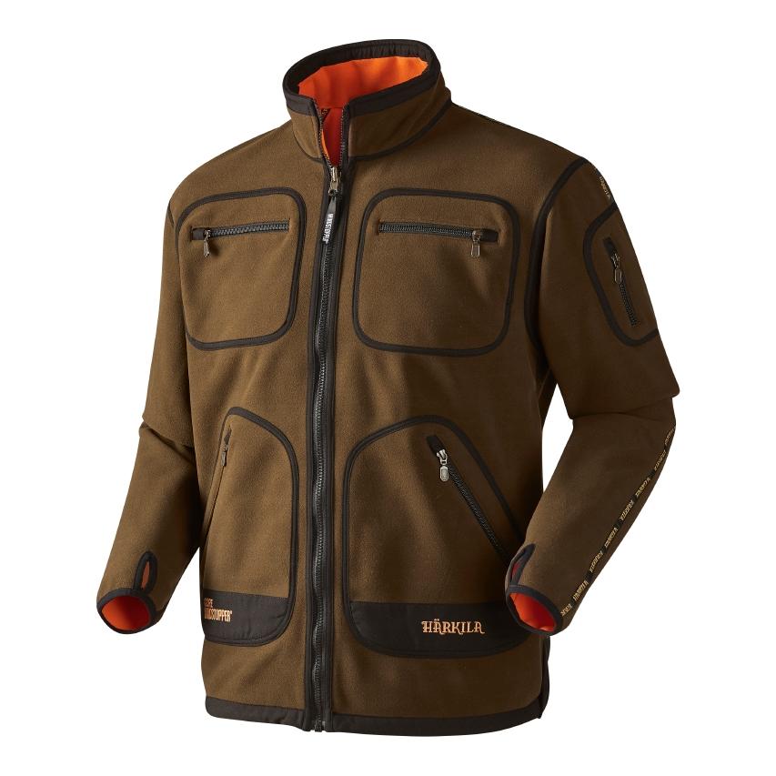Kamko Fleecejacke wendbar - Hunting Green/Orange Blaze - Produktbild 1