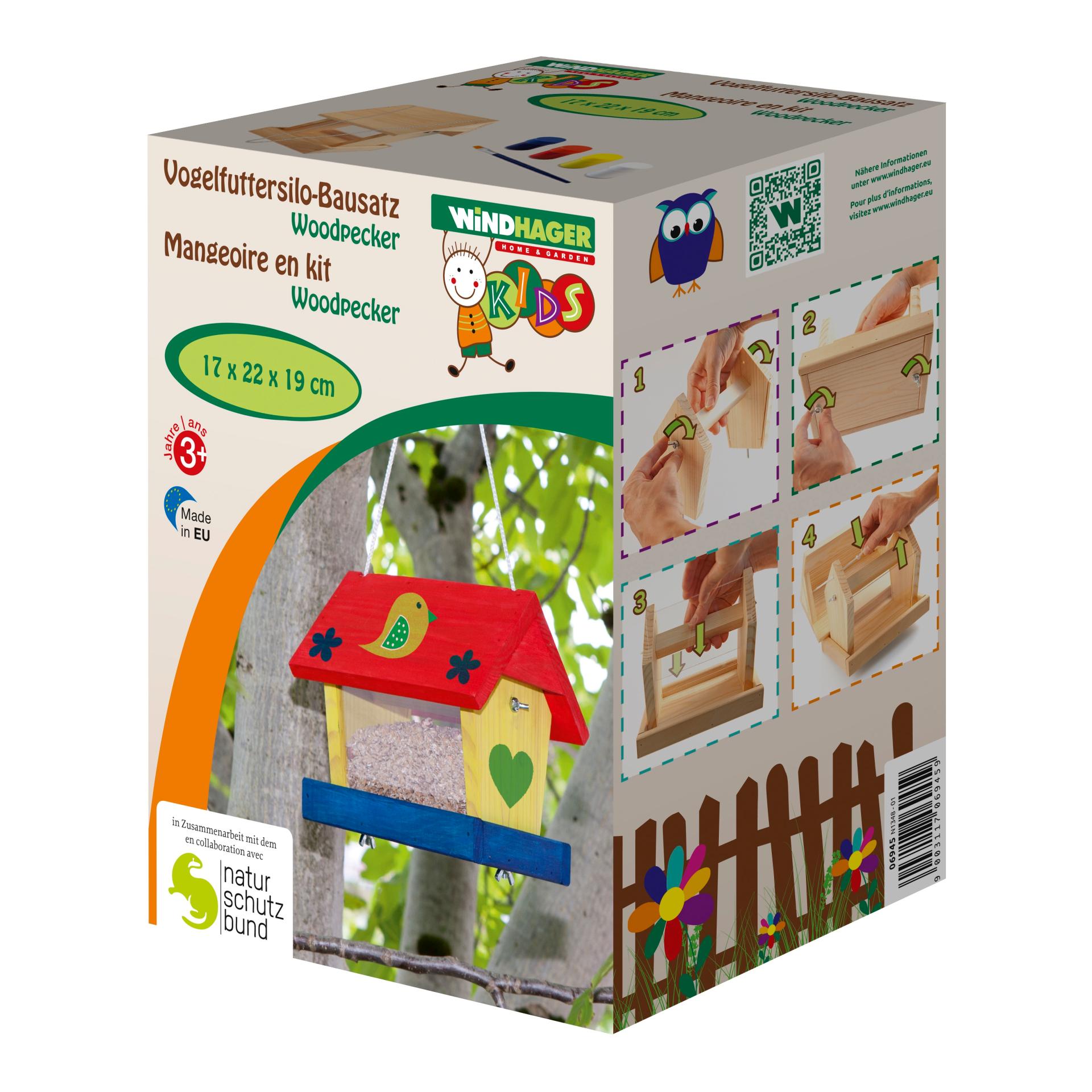 Vogelhaus-Bausatz Woodpecker für Kinder - Produktbild 2