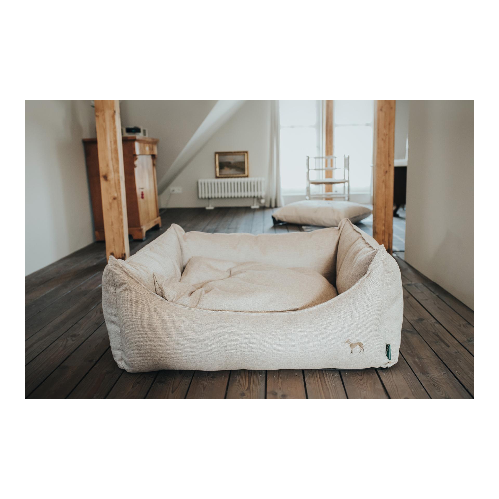 Hundesofa Livingston webstoff - beige - Produktbild 2
