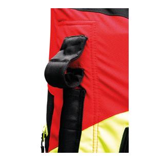 X-treme Air Schnittschutzhose - rot/gelb - Produktbild 3