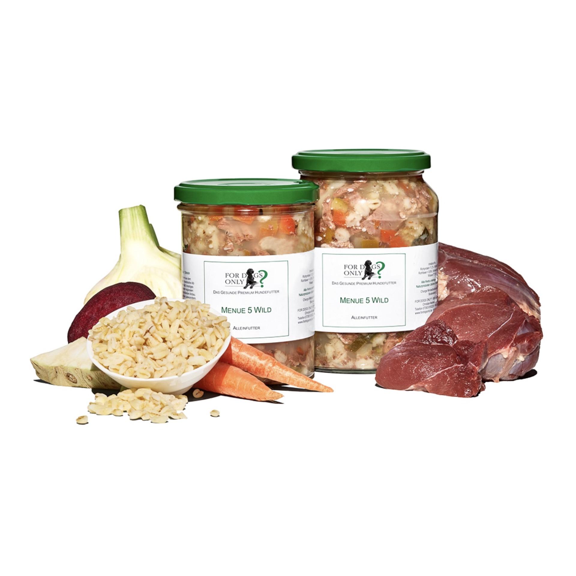 Premium Hundefutter Menue Wild - Produktbild 1