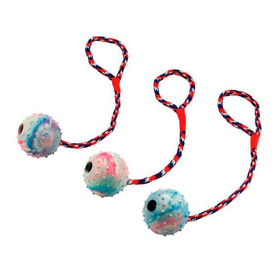 Ball am Seil Naturgummi 30 cm 1 Stk. - Produktbild 1