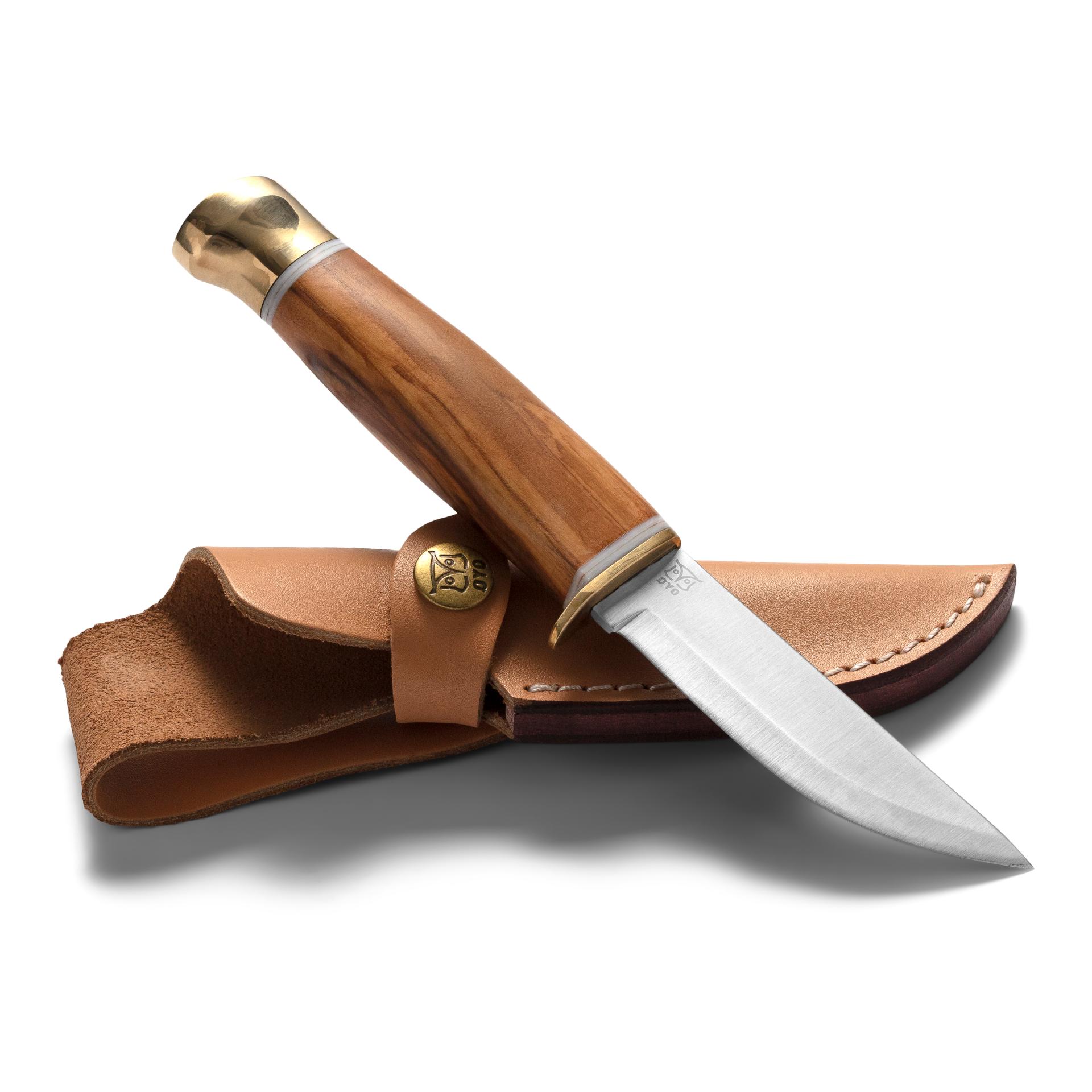 JOUNTHEIMEN - Jagd/Outdoormesser mit Lederscheide - Produktbild 1