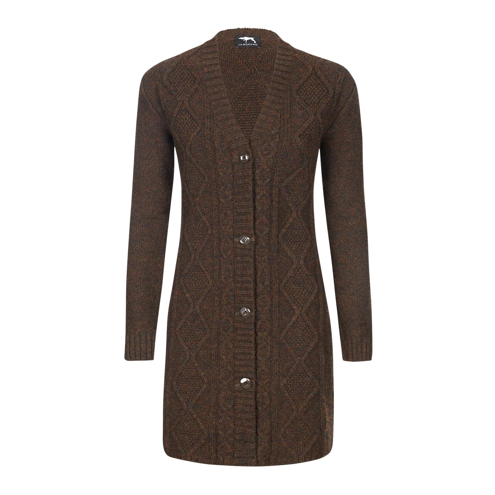 Strickmantel Damen Krumau - Braun - Produktbild 1