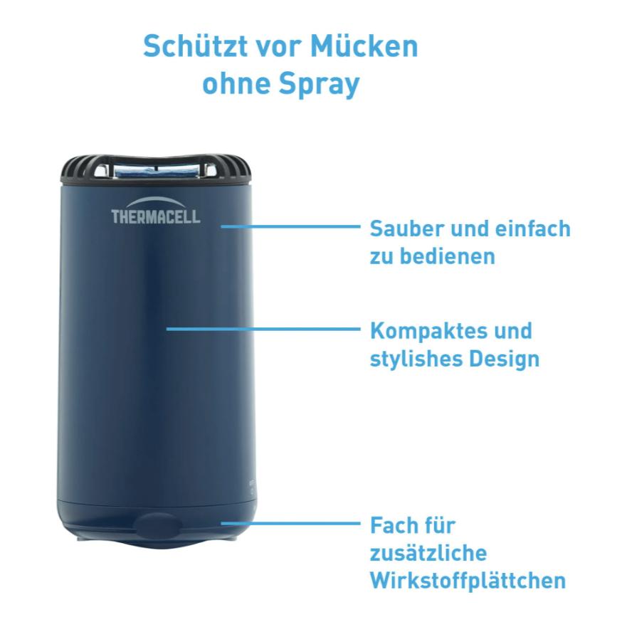 Mückenschutz Set: HALOmini Navy + Nachfüllpack 120+Std - Produktbild 2