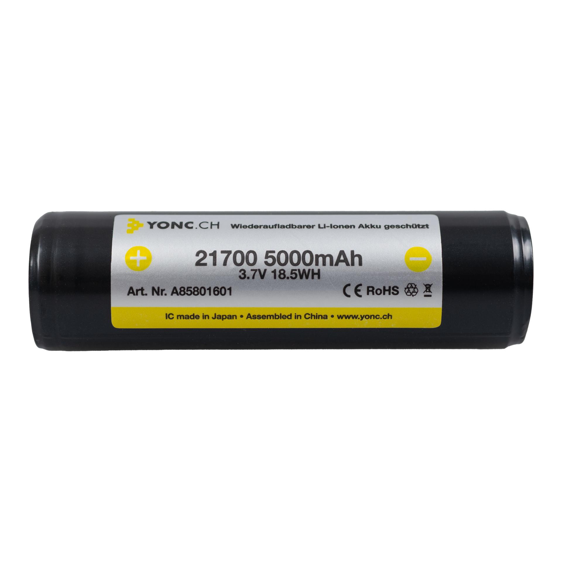 21700 Li-Ionen Akku mit 5000 mAh - Produktbild 5