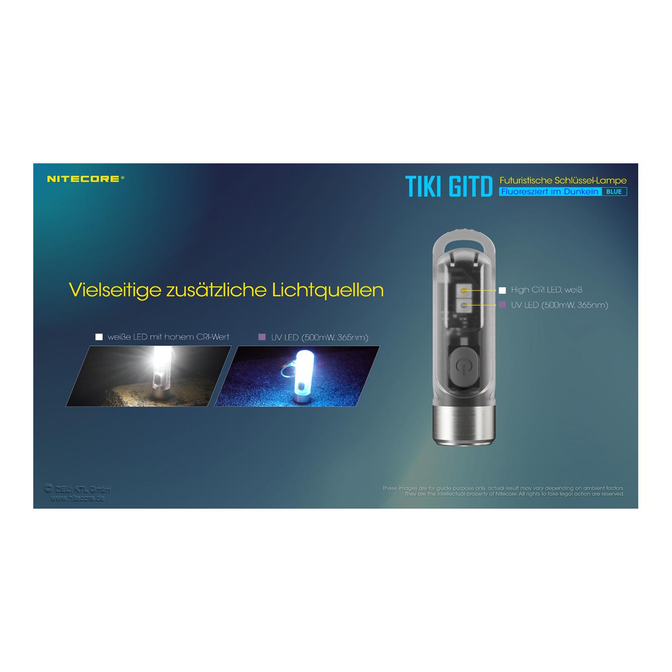 TIKI Glow in the Dark blauleuchtend - Produktbild 5