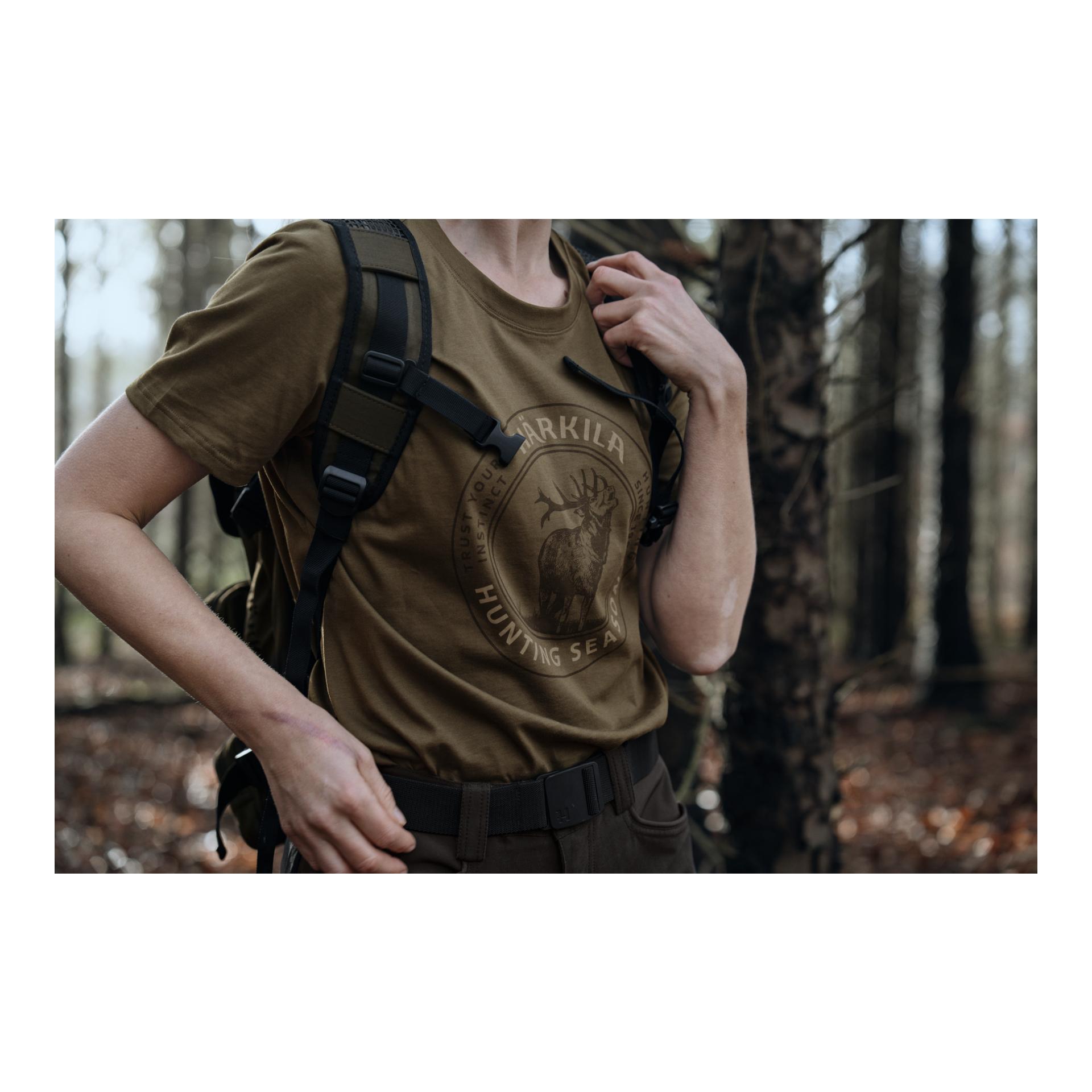 Stag Badge T-Shirt Damen - Produktbild 4