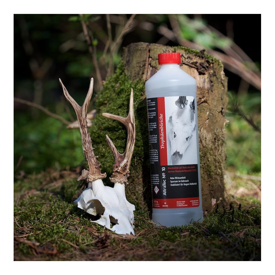 Trophäenbleiche - PE-Rundflasche - AttraTec No 10 - Produktbild 2
