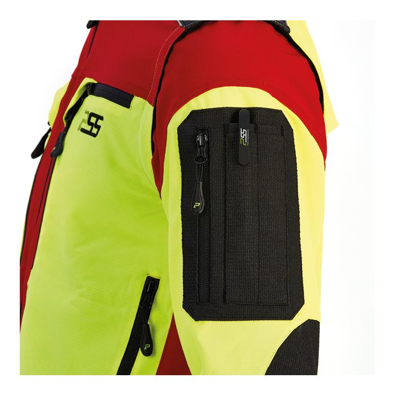 X-treme Vario Funktionsjacke - rot/gelb - Produktbild 5